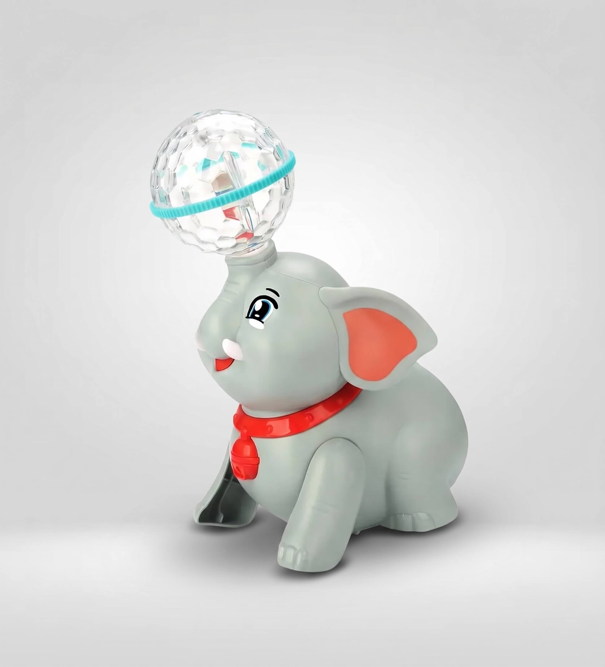 Elefante Brinquedo Dançante Gira 360° - Som E Luz Interativo