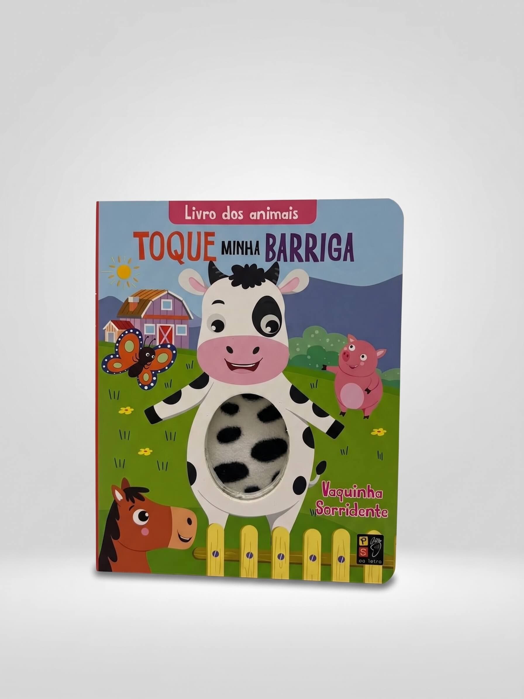 Livro dos Animais Toque na Minha Barriga - Vaquinha Sorridente