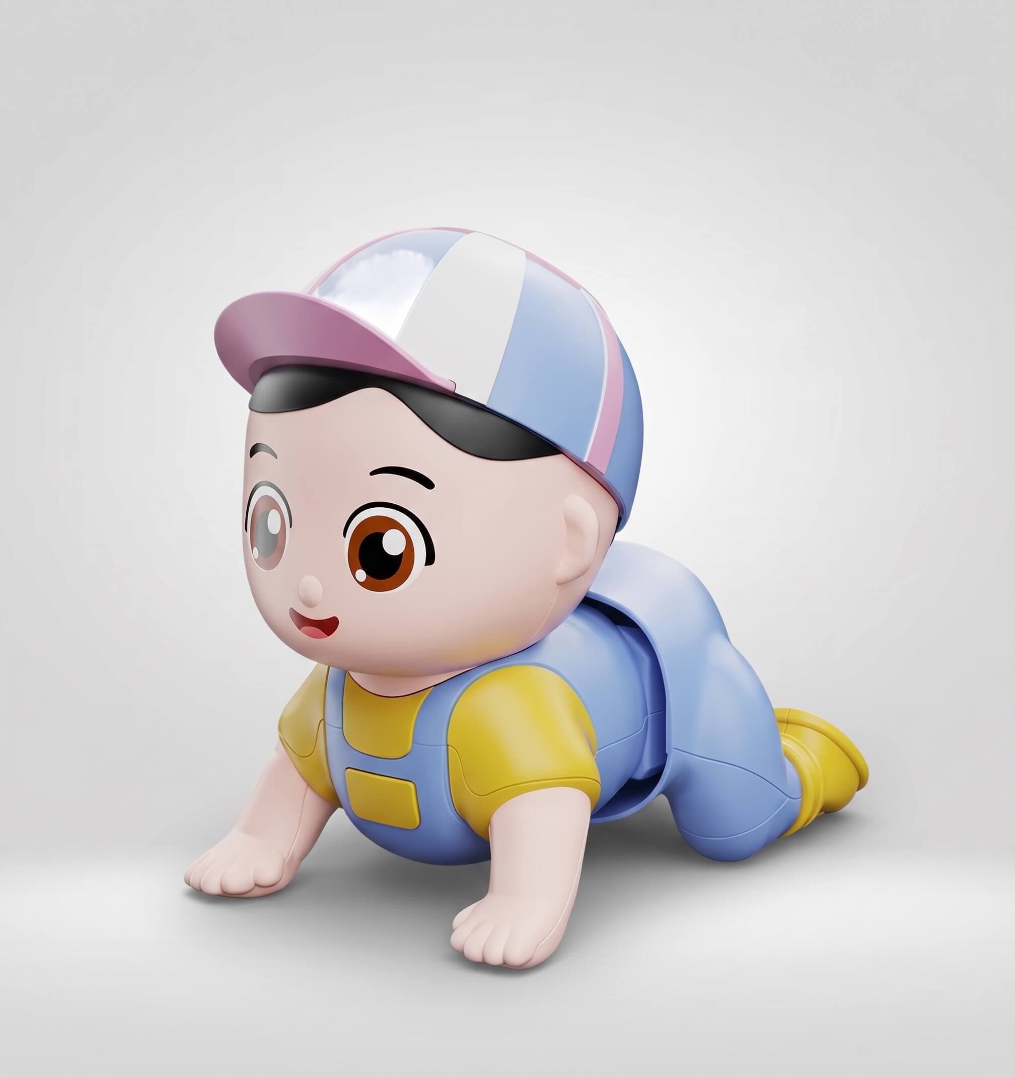 Bebê De Brinquedo Que Engatinha
